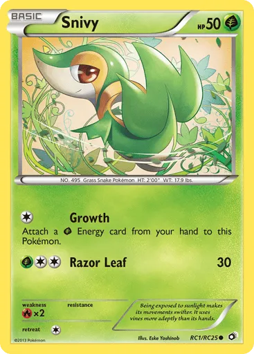 Snivy RC1/RC25 Legendary Treasures