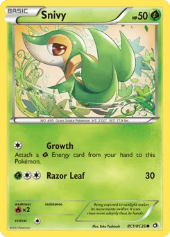 Snivy RC1/RC25 Legendary Treasures