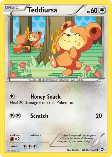 Teddiursa RC15/RC25 Legendary Treasures