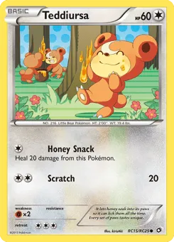 Teddiursa RC15/RC25 Legendary Treasures