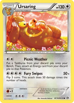 Ursaring RC16/RC25 Legendary Treasures