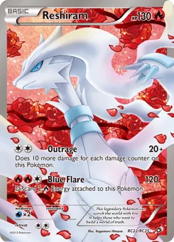 Reshiram RC22/RC25 Legendary Treasures