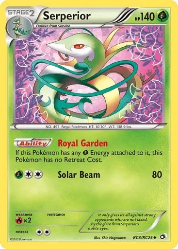 Serperior RC3/RC25 Legendary Treasures