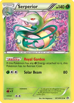 Serperior RC3/RC25 Legendary Treasures