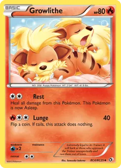 Growlithe RC4/RC25 Legendary Treasures