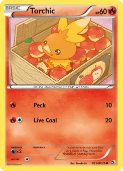 Torchic RC5/RC25 Legendary Treasures