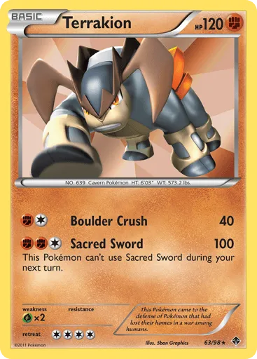 Terrakion 63/98 Emerging Powers