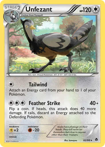Unfezant 82/98 Emerging Powers
