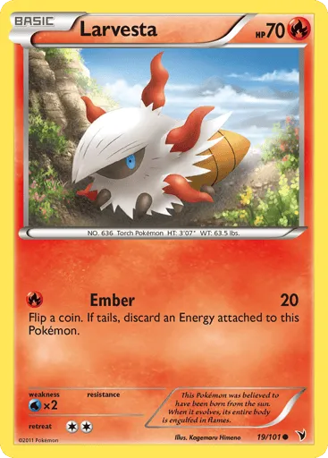 Larvesta 19/101 Noble Victories