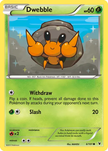 Dwebble 6/101 Noble Victories