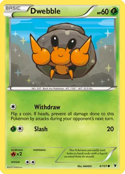 Dwebble 6/101 Noble Victories