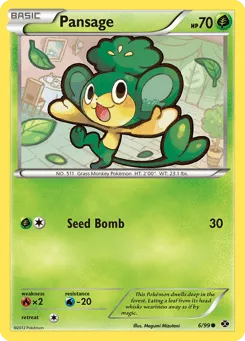 Pansage 6/99 Next Destinies