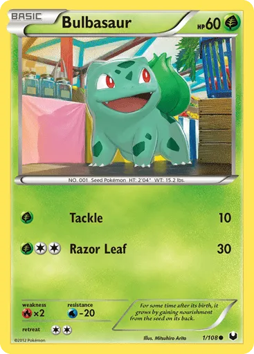 Bulbasaur 1/108 Dark Explorers