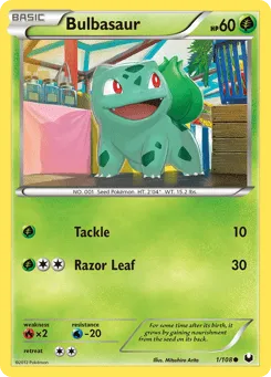 Bulbasaur 1/108 Dark Explorers