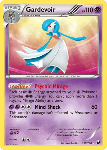 Gardevoir 109/108 Dark Explorers
