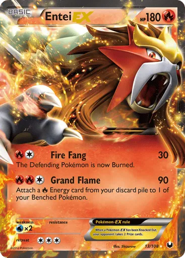 Entei-EX 13/108 Dark Explorers