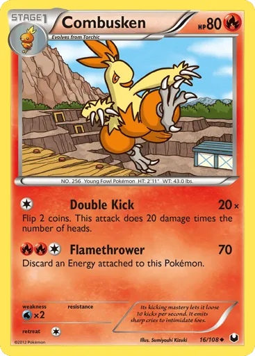 Combusken 16/108 Dark Explorers