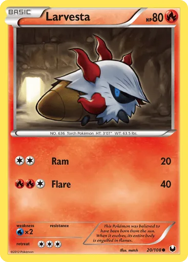 Larvesta 20/108 Dark Explorers