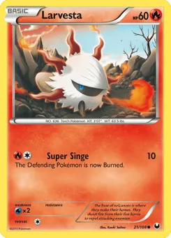 Larvesta 21/108 Dark Explorers
