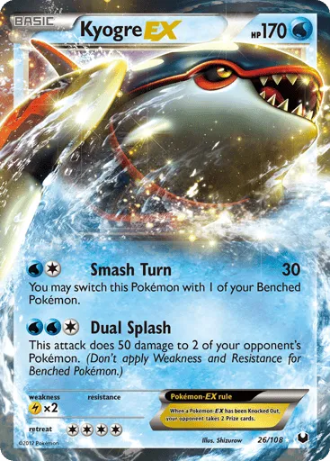 Kyogre-EX 26/108 Dark Explorers