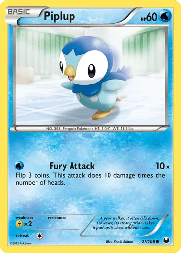 Piplup 27/108 Dark Explorers