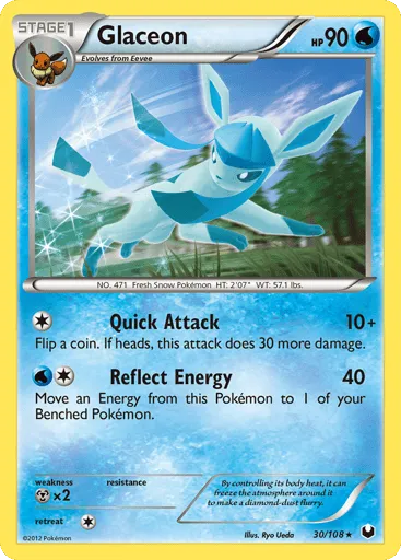 Glaceon 30/108 Dark Explorers