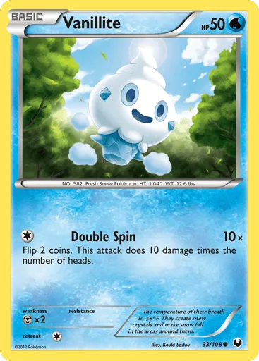 Vanillite 33/108 Dark Explorers