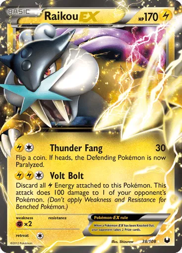 Raikou-EX 38/108 Dark Explorers