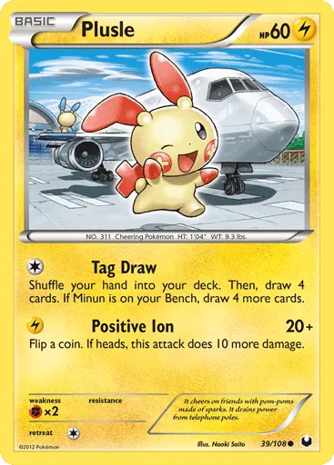 Plusle 39/108 Dark Explorers