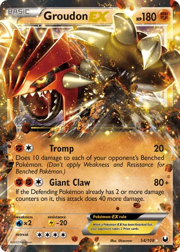 Groudon-EX 54/108 Dark Explorers