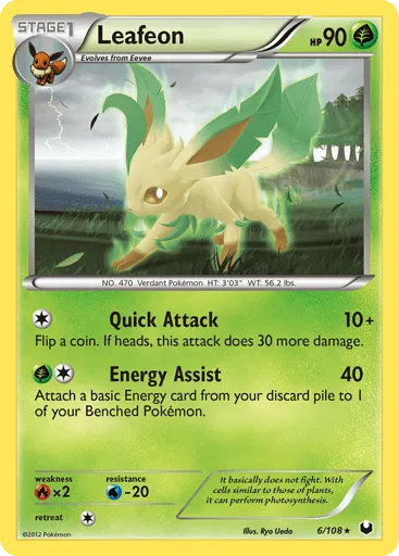 Leafeon 6/108 Dark Explorers