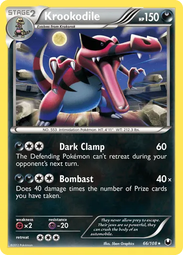 Krookodile 66/108 Dark Explorers