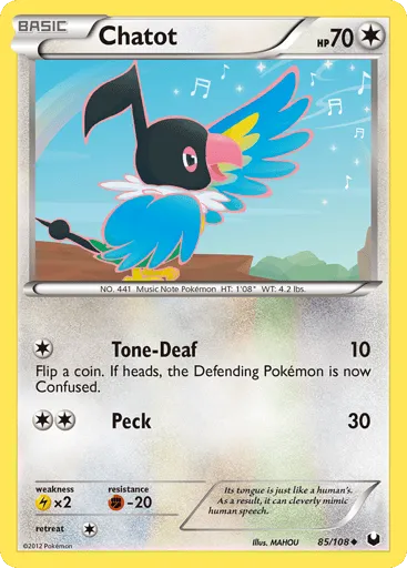 Chatot 85/108 Dark Explorers