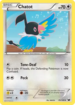 Chatot 85/108 Dark Explorers
