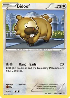 Bidoof 106/124 Dragons Exalted