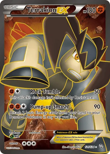 Terrakion-EX 121/124 Dragons Exalted