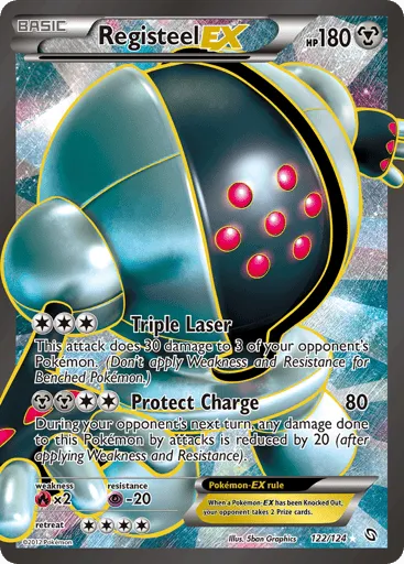 Registeel-EX 122/124 Dragons Exalted