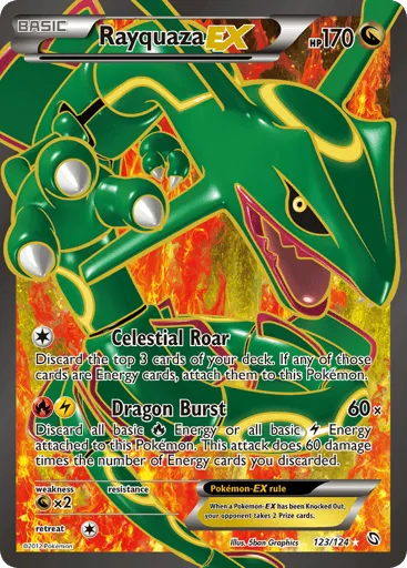 Rayquaza-EX 123/124 Dragons Exalted