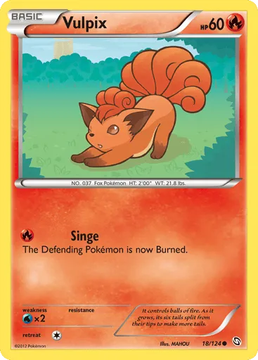 Vulpix 18/124 Dragons Exalted