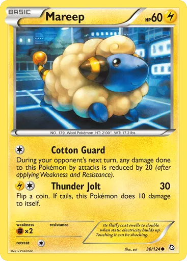 Mareep 38/124 Dragons Exalted