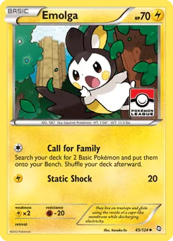 Emolga 45/124 Dragons Exalted