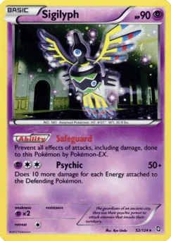Sigilyph 52/124 Cosmos Holo Dragons Exalted