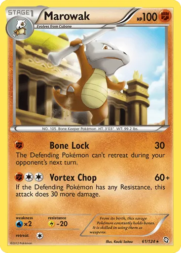 Marowak 61/124 Dragons Exalted