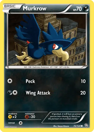 Murkrow 72/124 Dragons Exalted