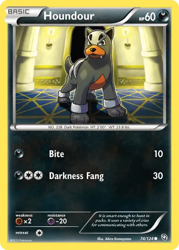 Houndour 74/124 Dragons Exalted