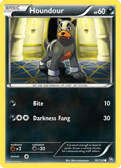 Houndour 74/124 Dragons Exalted