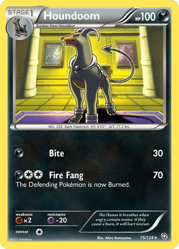 Houndoom 75/124 Dragons Exalted