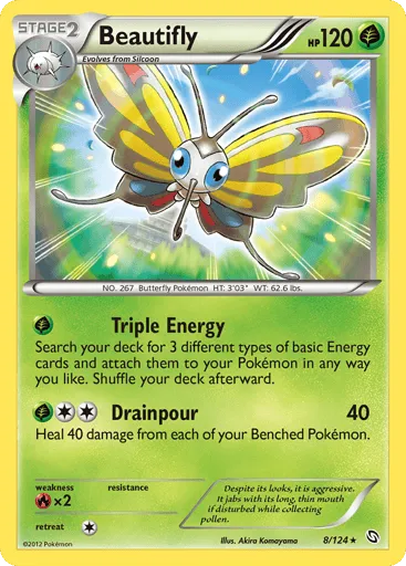 Beautifly 8/124 Dragons Exalted