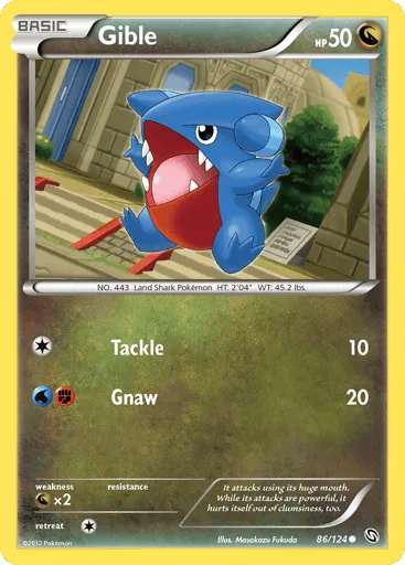 Gible 86/124 Dragons Exalted
