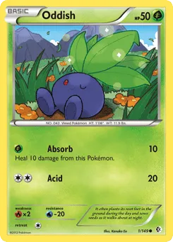 Oddish 1/149 Boundaries Crossed